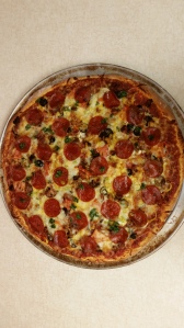 My recipe for THE Perfect Pizza!  Fresh, hot, delicious,  mouthwatering pizza.  Fresh, Homemade dough. Fresh, flavor packed sauce. The perfect pizza tonight!